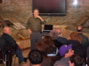 Carl Baugh speaking in his museum